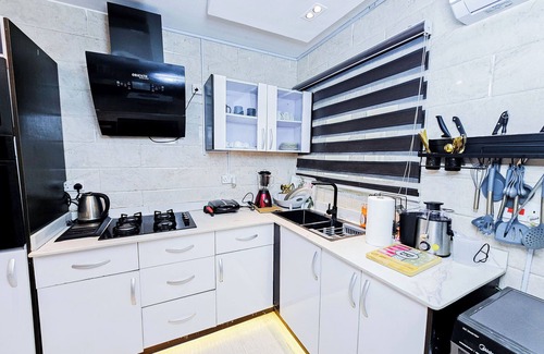 Ikoyi Apartment | Family friendly apartment with game room and deck. Very homey