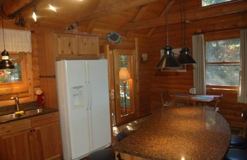 Ellsworth House | Family Friendly Custom Log Lake home, Kayaks, Paddle Boards, Booking Fall 2023