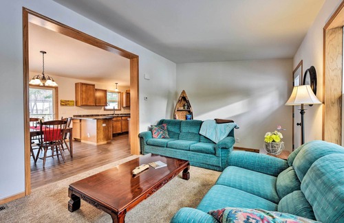 Tainter Lake House | Family-Friendly Getaway with Tainter Lake Access!