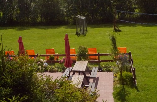 Rowy Apartment | Family-friendly, green area, barbecue area, surrounded by pastures, nature park
