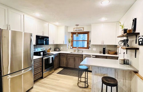 Thompsonville House | Family-friendly home, view of 7th hole, par 3 green of Betsie Valley Course