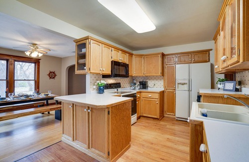 Pepin House | Family-Friendly Home in Pepin: Walk to Main St!