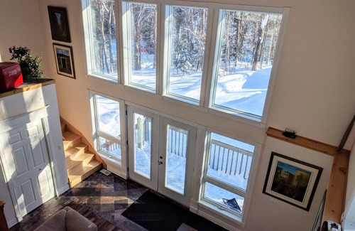 Mille-Isles Ski Chalet | family friendly lakefront chalet