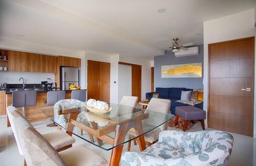 North Hotel Zone Condo | Family-Friendly 1BR + Flex | Pool, Gym, Parking