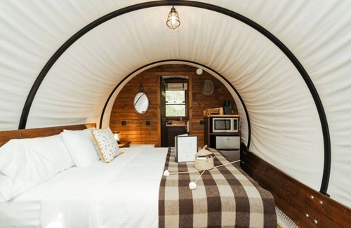 Branson Other | Family-Friendly Ranch Stay in Covered Wagon | Trails & Animals- Prairie Home Conestoga Wagon