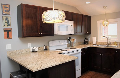 South Haven Apartment | Family friendly walk to the beach and town.
