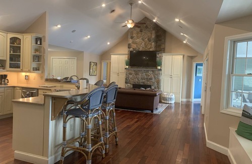Meredith House | Family Friendly Waterfront Estate on Lake Wicwas w/Private Beach & Dock