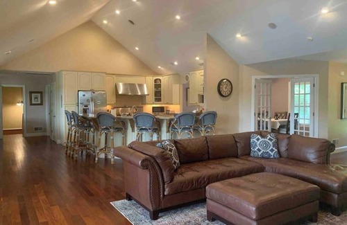 Meredith House | Family Friendly Waterfront Estate on Lake Wicwas w/Private Beach & Dock
