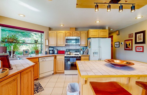 Brinnon House | Family-friendly waterview home with spacious decks, gas grill and W/D