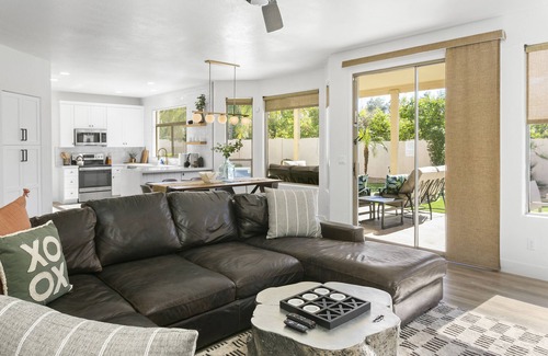 Paradise Valley Village House | Family/Game Room: Kierland Stylish 8 beds Retreat, Heated Pool, Hot Tub, Fire-pit