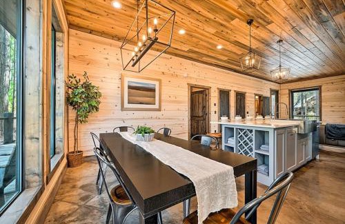 Hochatown Ski Chalet | Family Getaway, Hot Tub, Firepit!
