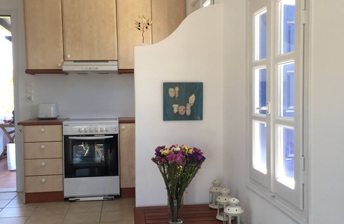 Naxos House | Family house with 2 b/r , private garden, next to beach