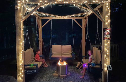 Locust Lake Village Ski Chalet | Family Memories Made in the Hot Tub, at the Fire Pit, on the Golf Cart, & Hiking