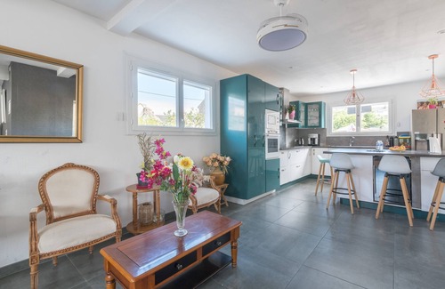 Saint-Nazaire Villa | Family oasis 5 minutes from the beach with swimming pool