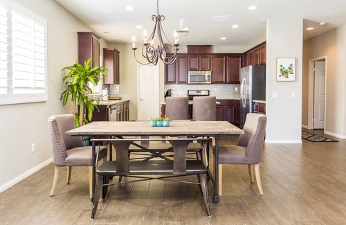 Indio House | Family Oasis on 1/4 acre! Pool, putting green + swingset! 30 min to Joshua Tree!