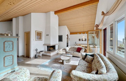 Crans-Montana Apartment | Family Penthouse with view of the Swiss Alps