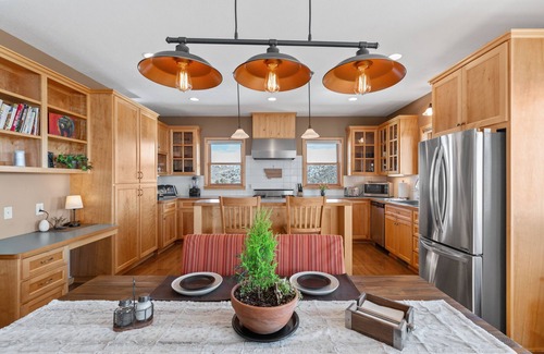 Belgrade House | Family Ranch with Fully Stocked Kitchen & Valley Views