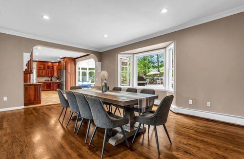 Stony Point Villa | Family Retreat with Autumn Views and Game Room