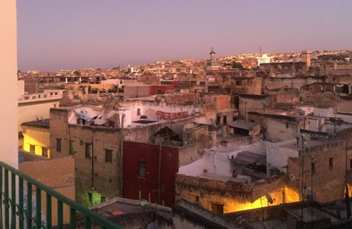 Quartier Al Adarissa House | Family Room for 6 peoples Sunny Riad Inside Medina Fes El Bali