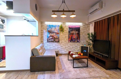 Higashi Apartment | Family Room Room 305 6 minutes walk from Sapporo - Room 305/Sapporo Hokkaidō