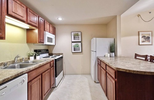 Pembine Apartment | Family Suite | Bunk Beds | On-Site Sport Courts