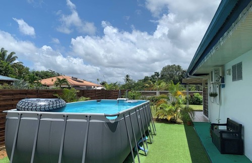 Montsinery-Tonnegrande House | Family vacation home, swimming pool, wifi, barbecue, parking, games