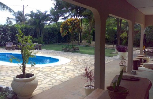 Barra de Gramame House | Fantastic house with beach and a lagoon with WiFi Smart TV & large swimming pool