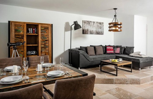 Hornum Apartment | Fantastic sea view over the east side to the islands of Foehr and Amrum.