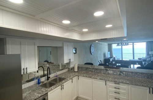 Daytona Beach Shores Condo | Fantastic and completely updated direct ocean front condo at the Caribbean