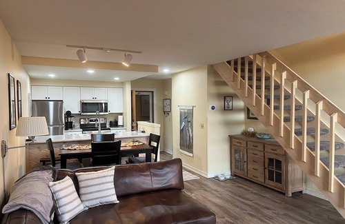 Harbor Springs Condo | Fantastic view of The Highlands! Comfortable 2-bedroom w/loft condo. Come relax.