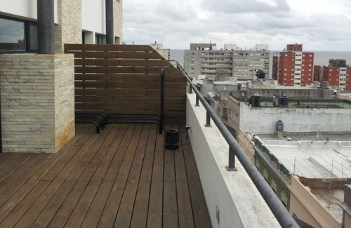 Ciudad Vieja Condo | Fantastic view of Montevideo's entrance channel..
