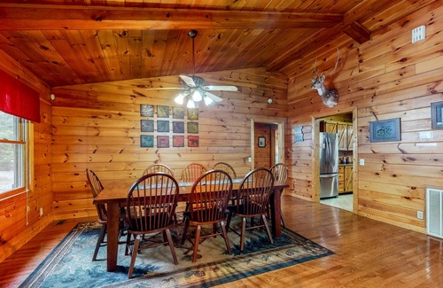 Epworth Cabin | Fantastic waterfront cabin w/private hot tub, screened porch, & free WiFi