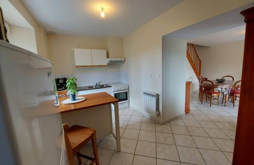 Cosse-le-Vivien Other | Farm cottage. View of the meadow Pets welcome