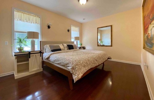 Warwick Apartment | Farms, wineries, trails, king bed & heated floors