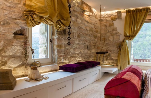 Montefortino Villa | Fascinating ancient tower in the Parco Nazionale dei Monti Sibillini. Breathtaking view, pool, heate