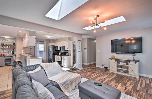 Fayetteville House | Fayetteville Vacation Rental w/Sunroom & Yard!
