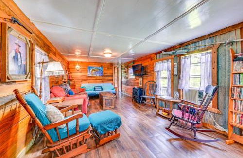 Madill House | Fenced Yard Quaint Cabin Near Lake Texoma!