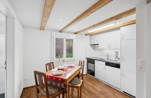 Wildhaus Apartment | FENUS Gemütlich | Bergblick | Küche | SGT08