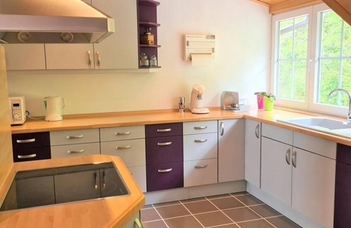 Neustadt-Gimmeldingen Apartment | Ferienwohnung Pfalzblick - Appartement/fewo, Dusche, WC, Terrasse
