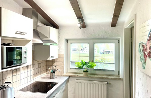 Unterschonau Apartment | Ferienbungalow 2-4 Personen, 75 qm, mit 2 Separaten Schlafzimmern und Terrasse