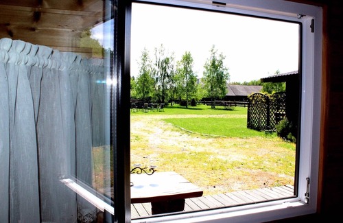Goscino Cabin | Ferienhaus Direkt am Wald Reiten Angeln