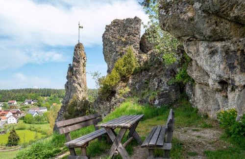 Mistelgau House | Ferienhaus Holunderweg an der Theme Obernsees mit Sauna