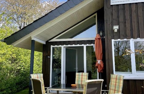 Bremke House | Ferienhaus Kaminknistern mit Sauna
