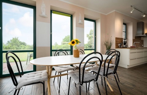 Muritz House | Ferienhaus Landurlaub - Tolle Alleinlage mit Blick Über Wiesen und Felder