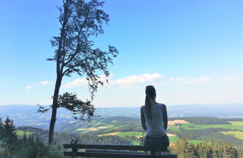 Poellauberg Ski Chalet | Ferienhaus mit Panoramaausblick und Sauna - 3 SZ - Feriendorf Pöllauberg