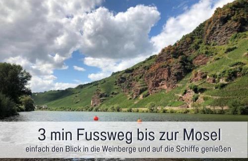 Erden Apartment | Ferienhaus Schwaab-Scherr, genau zwischen Bernkastel-Kues und Traben-Trarbach, mit kostenlosem ÖPNV-Ticket für Bus und Bahn, Parkplätzen und Fahrradgarage