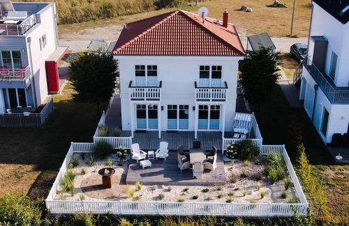 Olpenitz House | Ferienhaus Sliminde by Seeblick Ferien, direkte Wasserlage,E-Ladesäule,Sauna