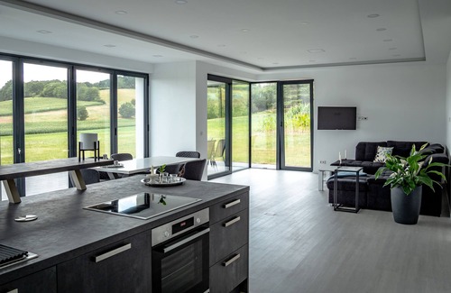 Burgwald Apartment | Ferienhaus Vogt, Wohnung Erdgeschoss Barrierefrei mit Großer Terrasse