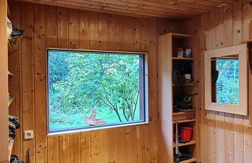 Altenberg House | Ferienhaus Waldhäus`l - Holiday home, shower and bathtub, 3 bedrooms