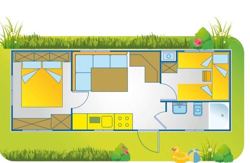 Sankt Peter am Kammersberg House | Ferienpark Bella Austria - Mobilehome Happy Standard (2772)